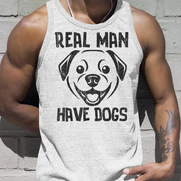 Real Have Dogs Hunde Hunde Papa Dog Geschenkidee Tank Top Geschenke für Ihn