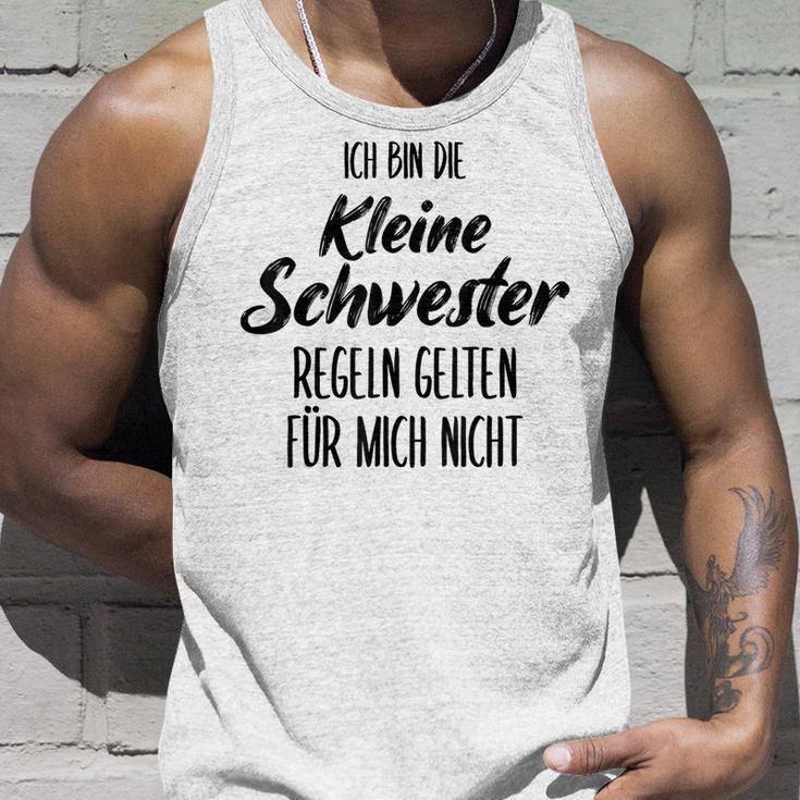 Schwester Ich Bin Die Kleine Schwester Schwewister Tank Top Geschenke für Ihn