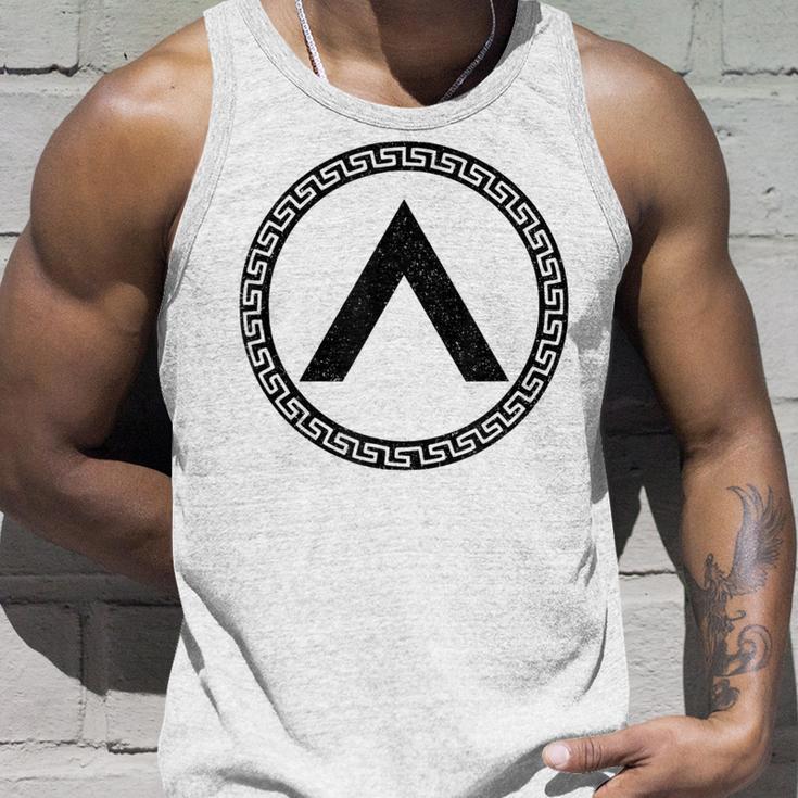 Sparta-Symbol Spartan Shield Lambda Laconia Tank Top Geschenke für Ihn