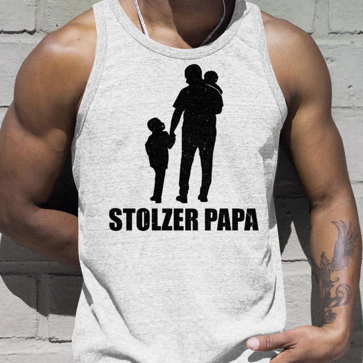 Stolzer Papa Sohn Und Tochterater Papi Tank Top Geschenke für Ihn