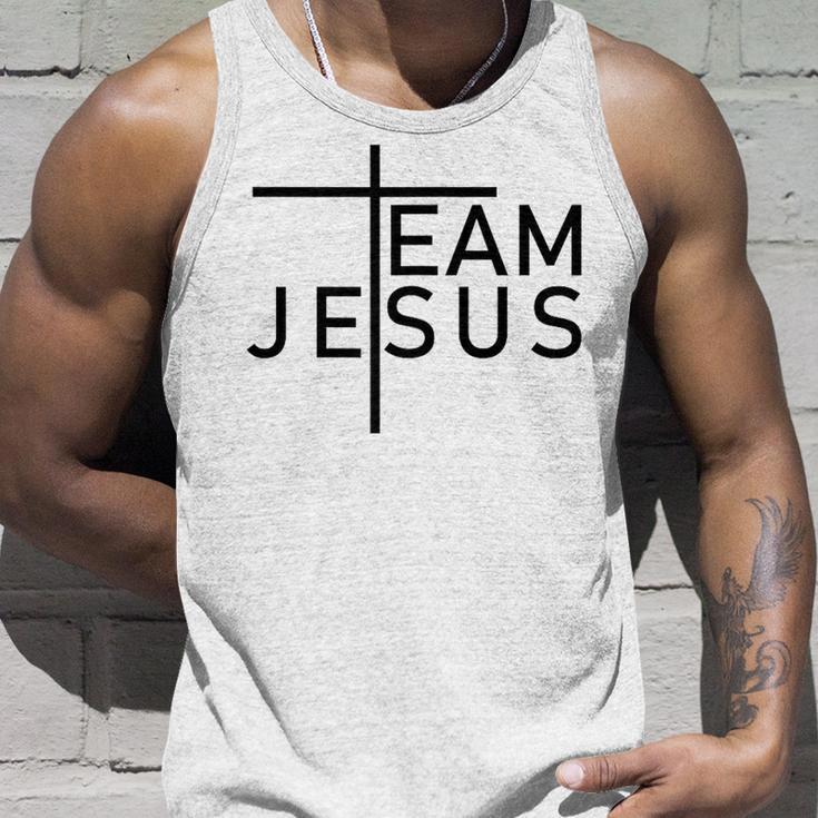 Team Jesus Cross Religion Jesus Believe Tank Top Geschenke für Ihn