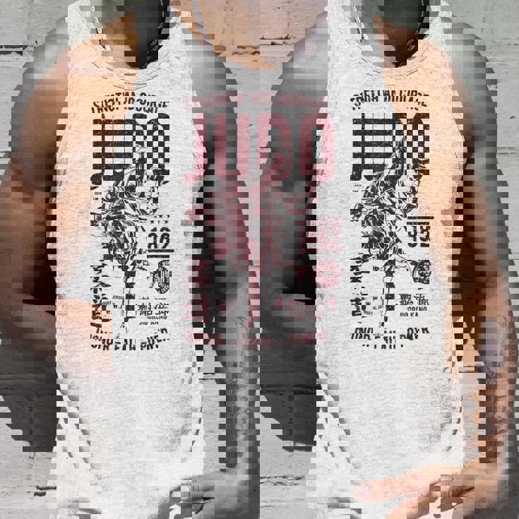 Traje De Judo Retro Desgastado Hombresintage Judo Camiseta sin mangas Regalos para él