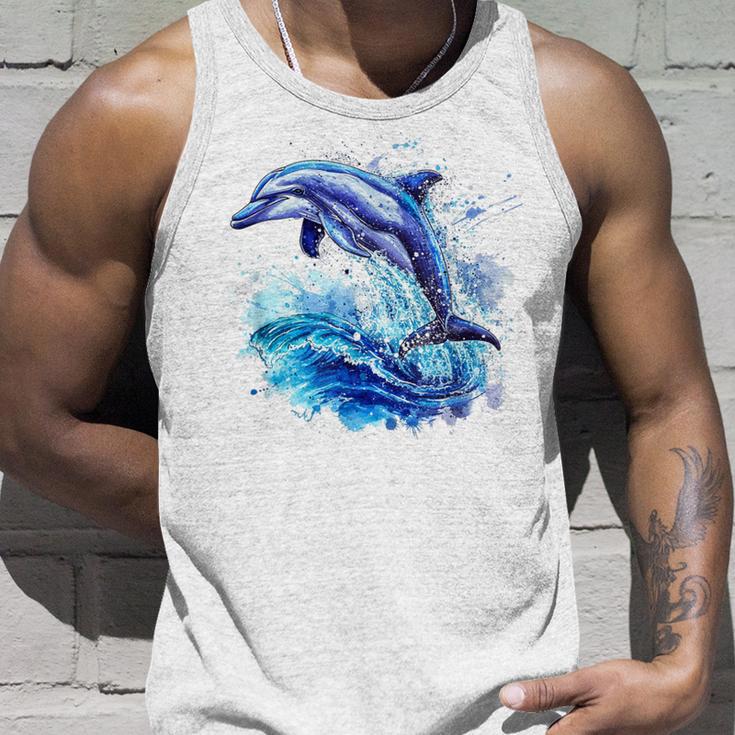 Underwater World With Dolphin Tank Top Geschenke für Ihn