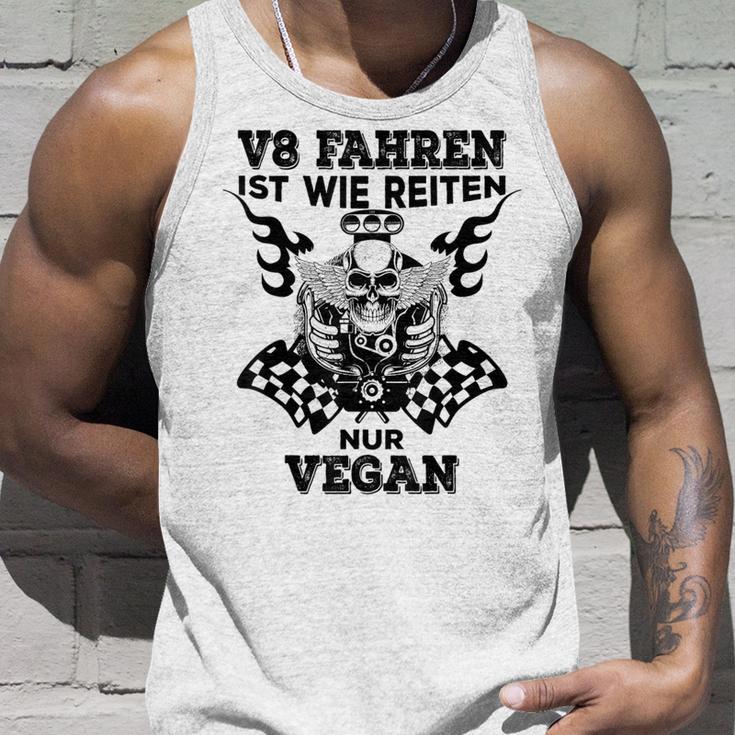 V8 Fahren Ist Wie Reiten Nuregan Achtzylinder Slogan Tank Top Geschenke für Ihn