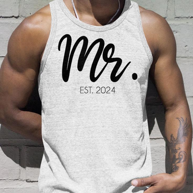 Wedding Mr Est 2024 Groom Tank Top Geschenke für Ihn