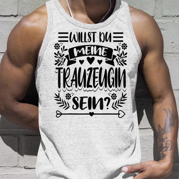 Willst Du Meine Trauzeugin Sein Tank Top Geschenke für Ihn