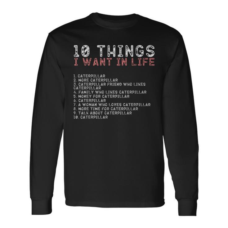 10 Cosas Que Quiero En Miida Camisas Caterpillar Amantes Hombres Camiseta de manga larga
