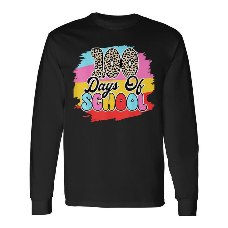 100 Days Of School 100 Days Smarter 100Th Day Of School Long Sleeve T-Shirt