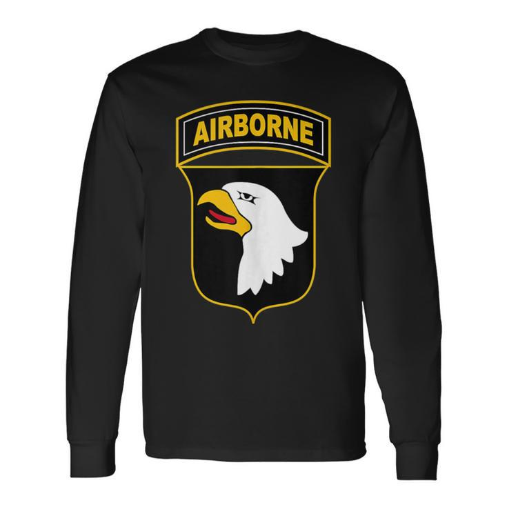 101St Airborne Division Military Veteran American Eagle Army Long Sleeve T-Shirt Gifts ideas