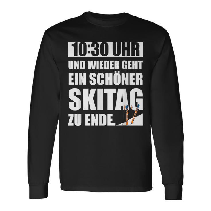 1030 Ahr Skiabenteuer Langarmshirts, Abschluss eines Schönen Skitags Geschenkideen