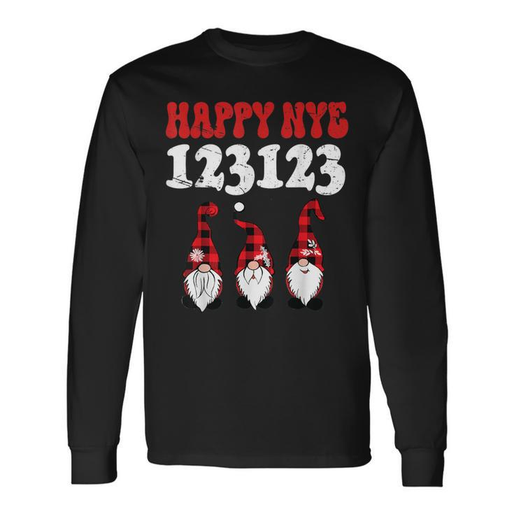123123 New Years Eve Happy New Year 2024 Last Day Nye 2023 Long Sleeve T-Shirt
