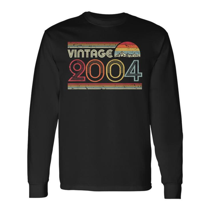 16Th Birthday Classic Vintage 2004 Long Sleeve T-Shirt Gifts ideas