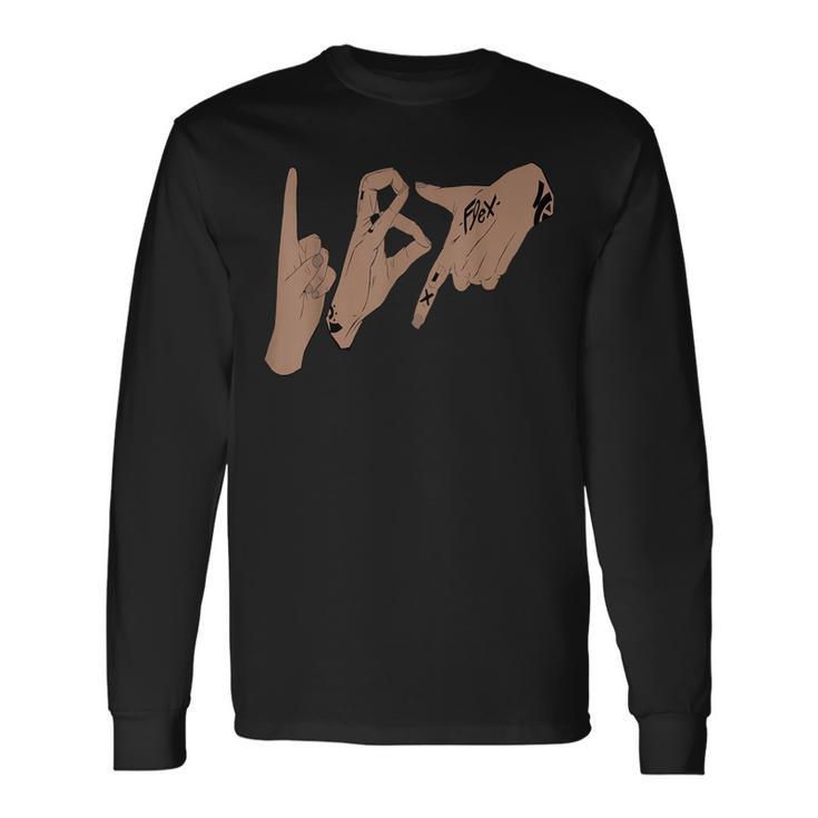 187 Hand Sign Gesture Langarmshirts Geschenkideen