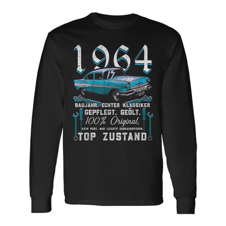 1964 Jahrgang Mann Frau 60 Years 60Th Oldtimer Langarmshirts Geschenkideen