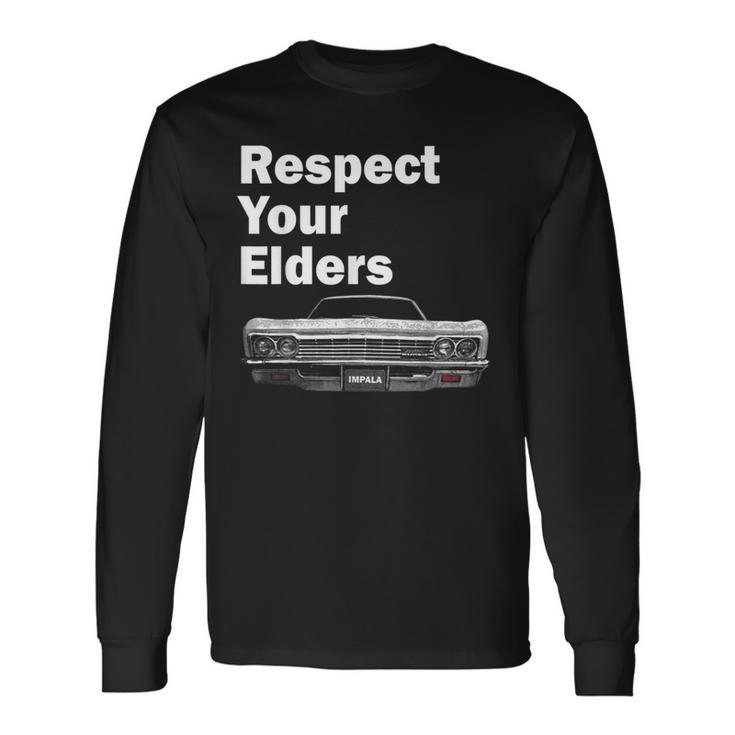 1966 66 Impala Lowrider Ss 60S Muscle Car Long Sleeve T-Shirt Gifts ideas