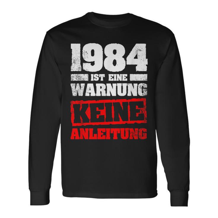 1984 Ist Eine Warnung Keine Inleitung Langarmshirts Geschenkideen