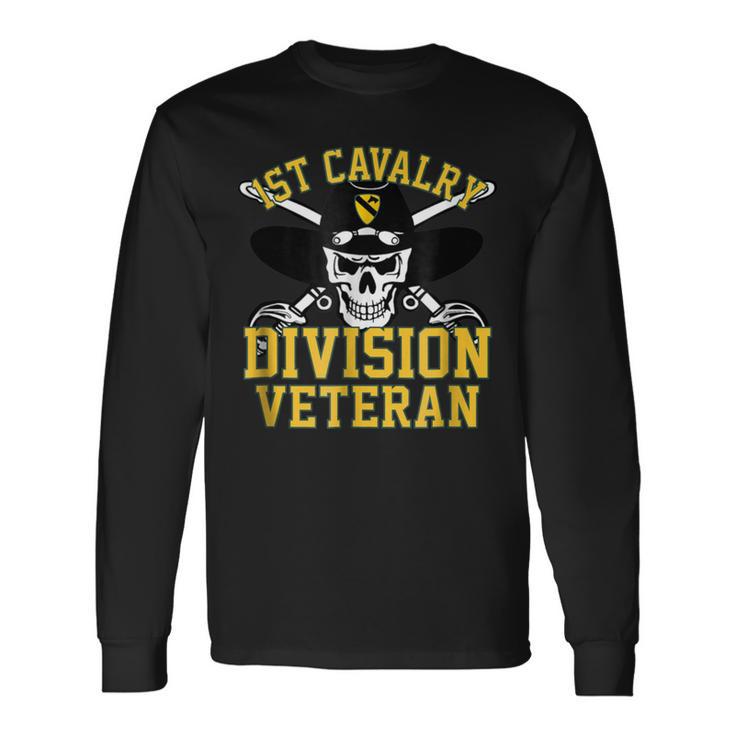 1St Cavalry Division Veteran Long Sleeve T-Shirt