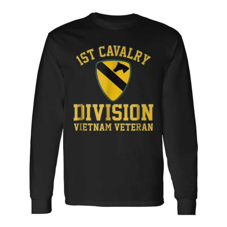 1St Cavalry Division Vietnam Veteran Long Sleeve T-Shirt Gifts ideas