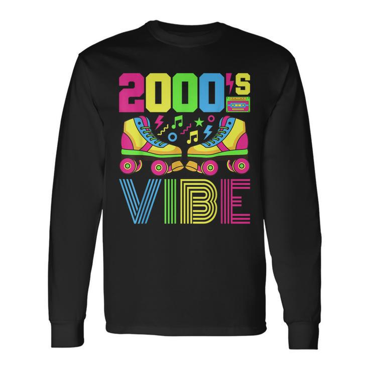 2000'S Vibe 00S Theme Party 2000S Costume Early 2000S Outfit Long Sleeve T-Shirt Gifts ideas