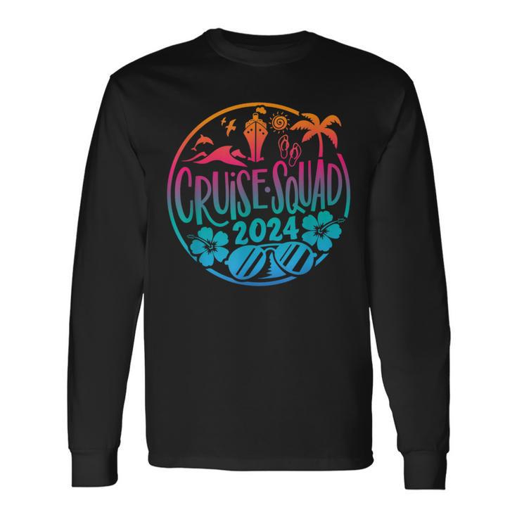 2024 Cruise Squad Vacation Beach Matching Group Long Sleeve T-Shirt