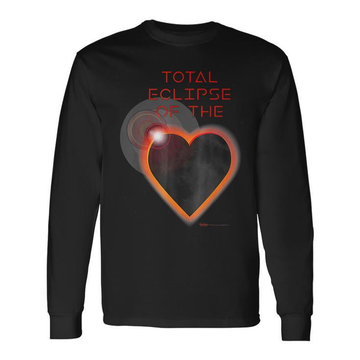 2024 Total Eclipse Of The Solar Heart Astronomy Long Sleeve T-Shirt