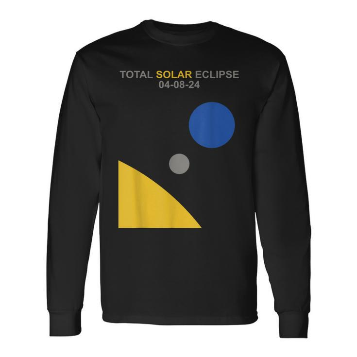 2024 Total Solar Eclipse April 8 Science Enthusiast Long Sleeve T-Shirt