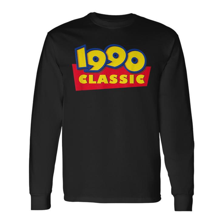 31St Birthday Classic Movie Vintage 1990 Long Sleeve T-Shirt