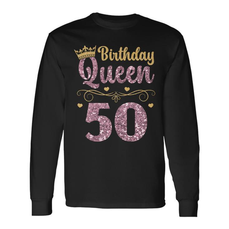 50Th Queen Birthday 50 Years Fift Long Sleeve T-Shirt