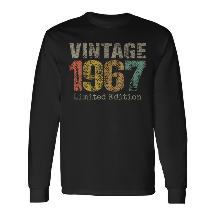 56 Year Old Vintage 1967 Limited Edition 56Th Birthday Long Sleeve T-Shirt