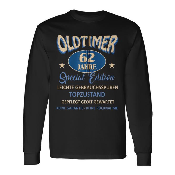 62 Geburtstag Mann Geschenk Papa Opa Oldtimer 62 Jahre Kapuzenjacke Langarmshirts Geschenkideen