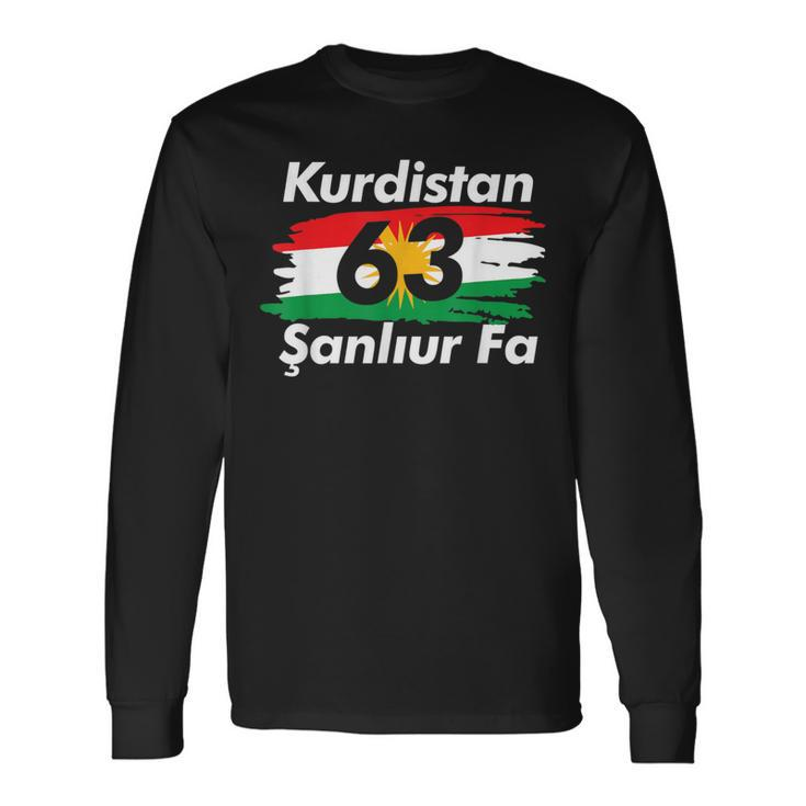 63 Sanliurfa Kurdistan Flag Langarmshirts Geschenkideen