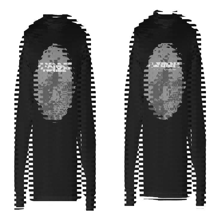 7 Wonders- Diseño De Juegos De Mesa -Ropa De Mesa Para Juegos Camiseta de manga larga