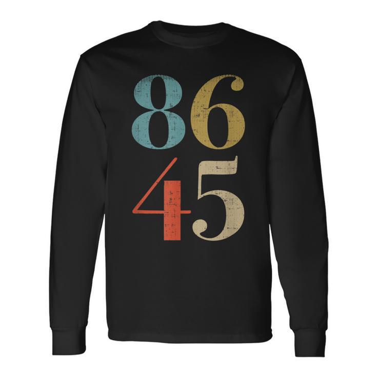 86 45 Vintage Classic Style President Long Sleeve T-Shirt