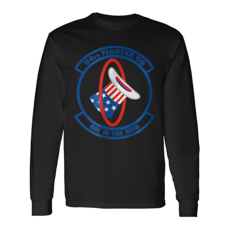 94Th Fighter Squadron Hat In The Ring Veterans Long Sleeve T-Shirt