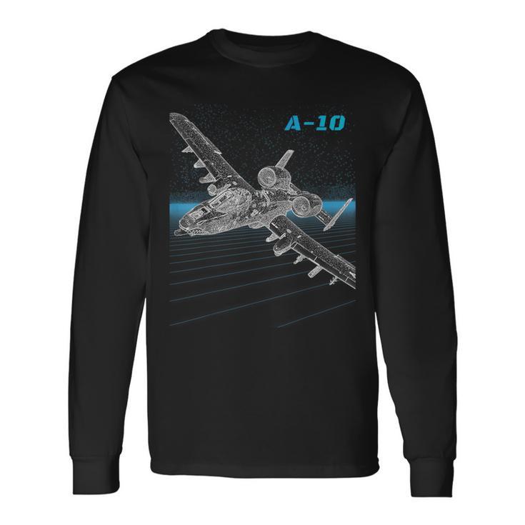 A-10 Thunderbolt Ii Warthog Long Sleeve T-Shirt