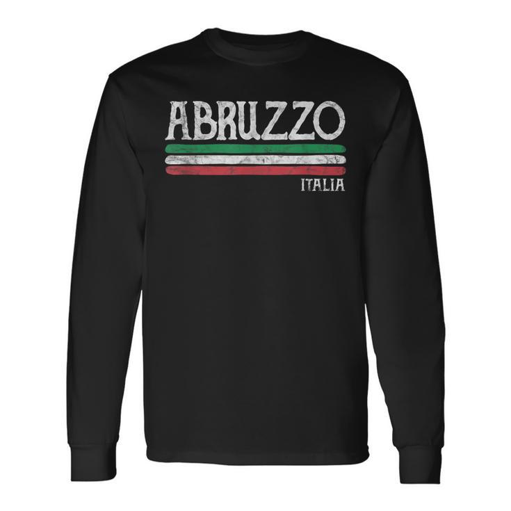 Abruzzo Italia Italian Souvenir Italy Long Sleeve T-Shirt