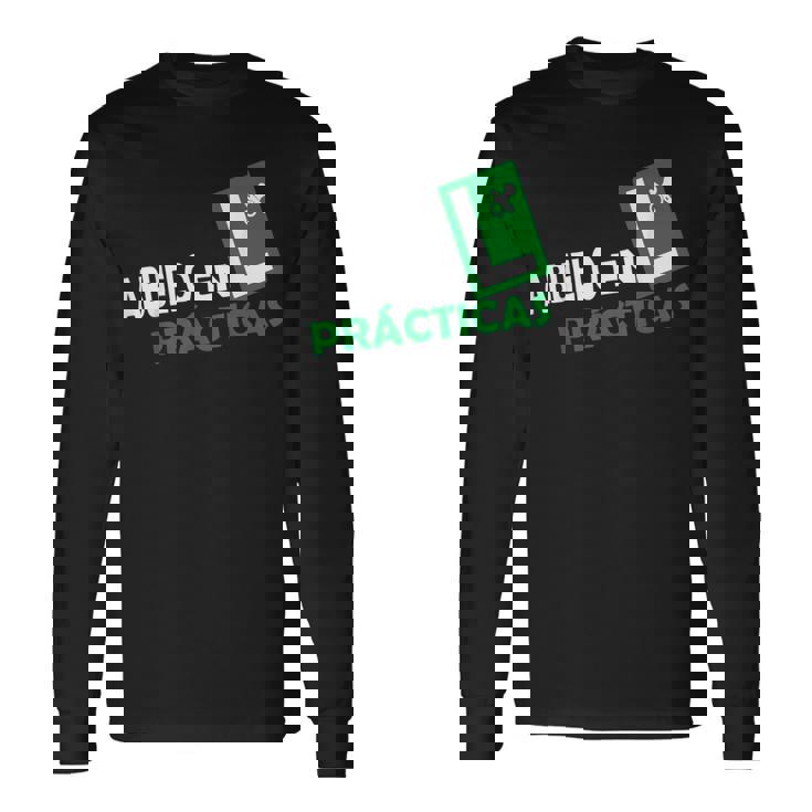 Abuelo En Prácticas Abuelos Primerizos Regalos Futuro Abuelo Camiseta Camiseta de manga larga