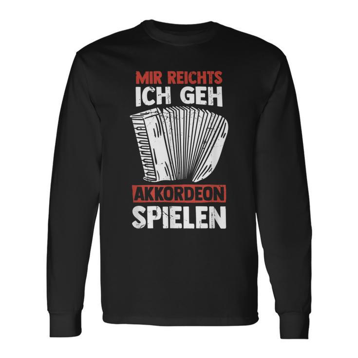 Accordion Play Accordion Player Concertina Music Langarmshirts Geschenkideen