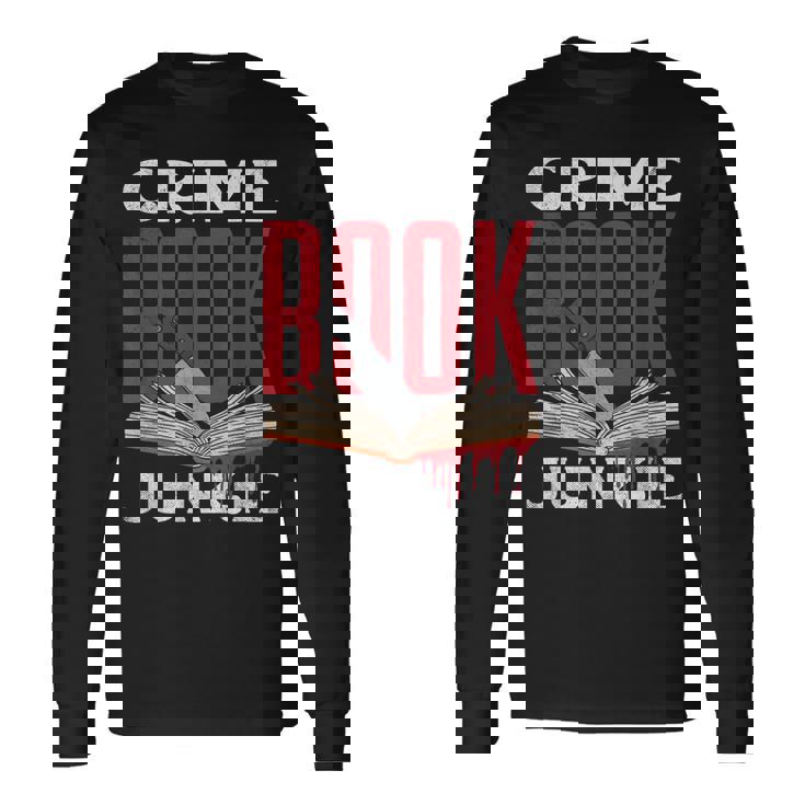 Adicto A Los Libros De Crimen True Crime Camiseta de manga larga