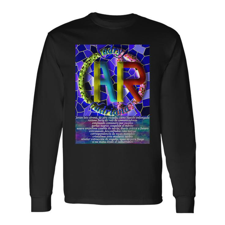 Adriana Mosaic Name With A Dedicated Poem Or Quote Long Sleeve T-Shirt