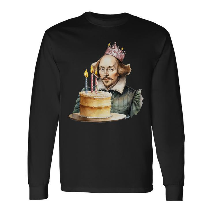 Adult Birthday Party Shakespeare Theme Long Sleeve T-Shirt