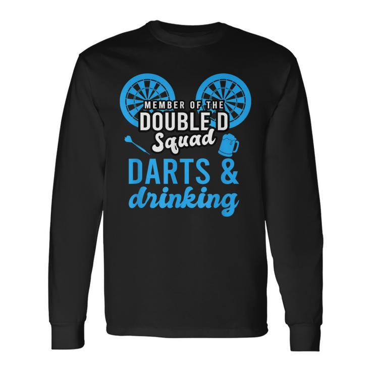 Adult Humor For Dart Player In Pub Dart Long Sleeve T-Shirt