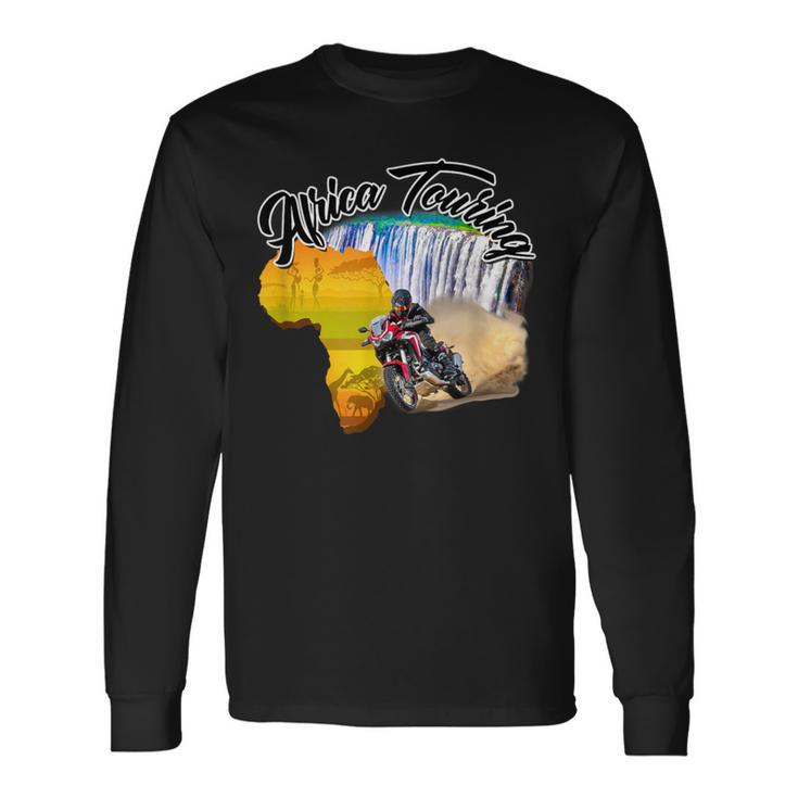 Africa Touring Twin Motorcycle Nature Off-Road Bike Long Sleeve T-Shirt Gifts ideas