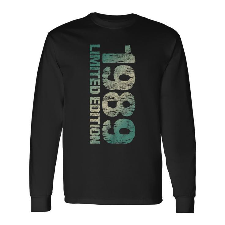 Age 35 Limited Edition 35Th Birthday 1989 Long Sleeve T-Shirt