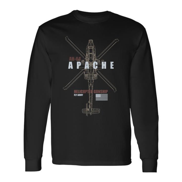 Ah-64 Apache Langarmshirts Geschenkideen