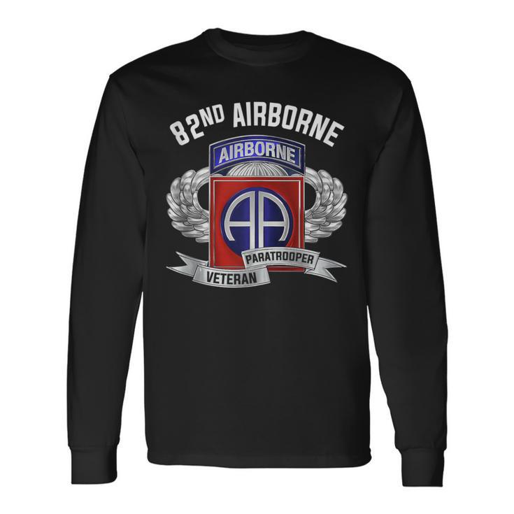 Airborne Veteran Paratrooper Army Military Soldier Long Sleeve T-Shirt