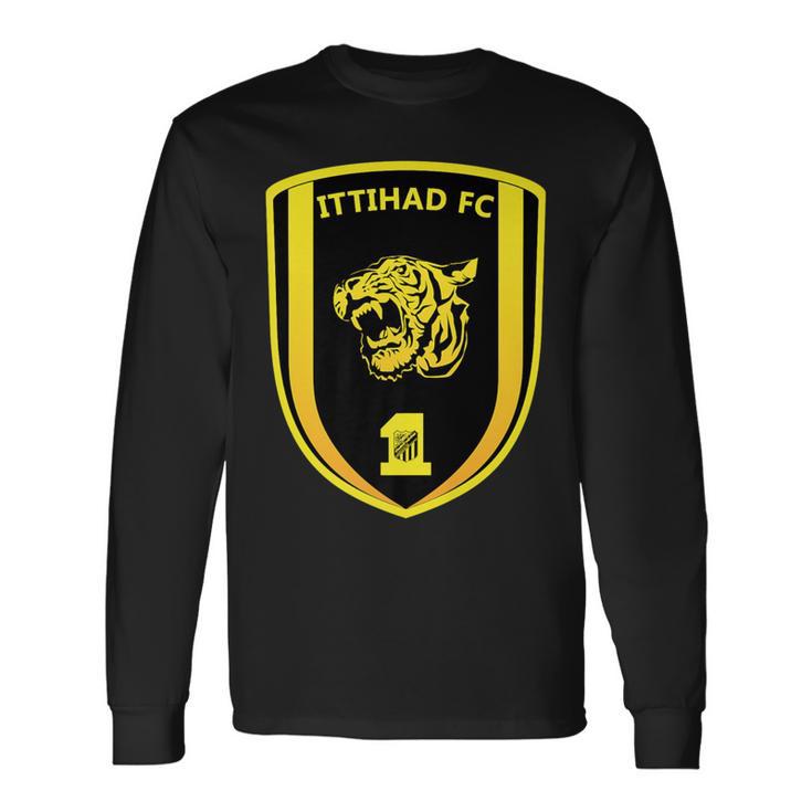 Al Ittihad Club Supporter Fan Jeddah Saudi Arabia Long Sleeve T-Shirt