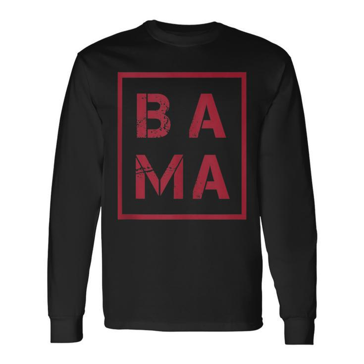 Alabama Bama Pride State Long Sleeve T-Shirt