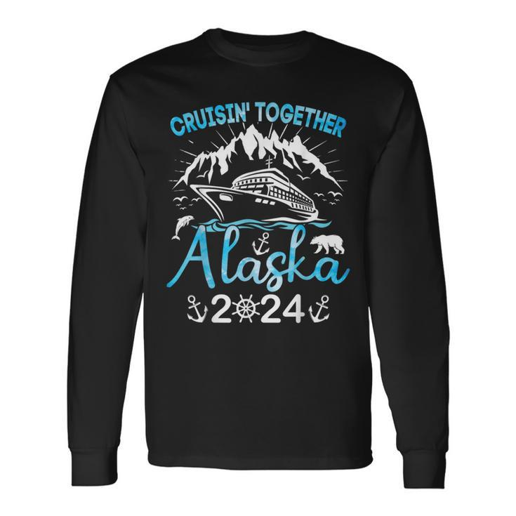 Alaska Cruise Ship Vacation Trip 2024 Family Cruise Matching Long Sleeve T-Shirt