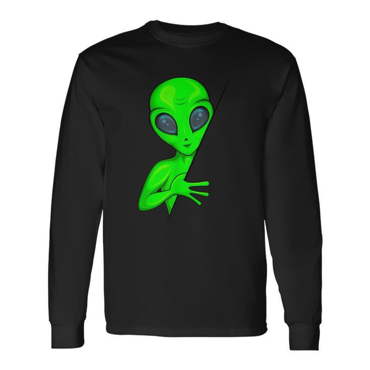 Alien Ufo Children's Langarmshirts Geschenkideen